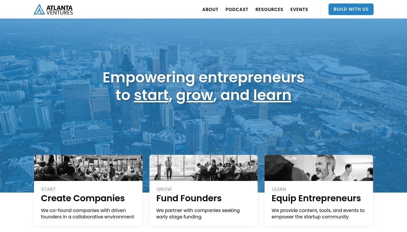 Bannière de Atlanta Ventures
