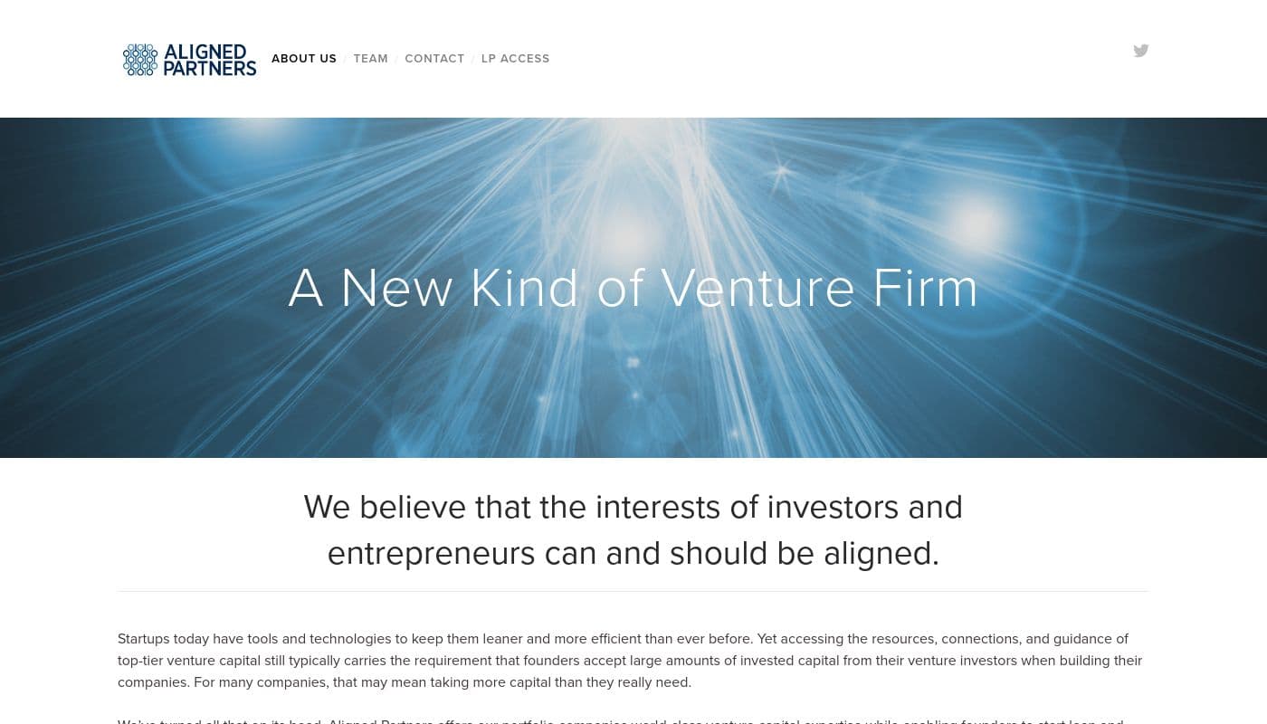 Bannière de Aligned Partners