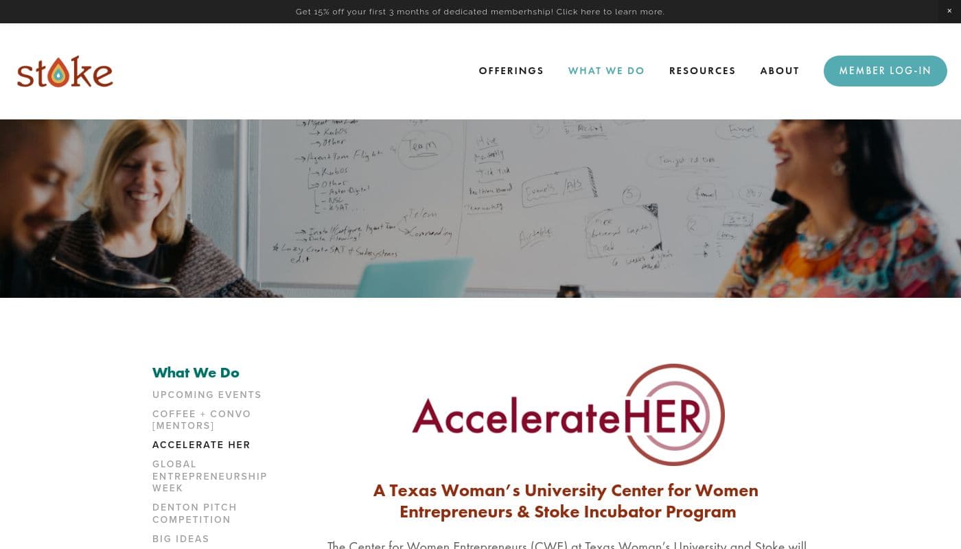 Bannière de AccelerateHER