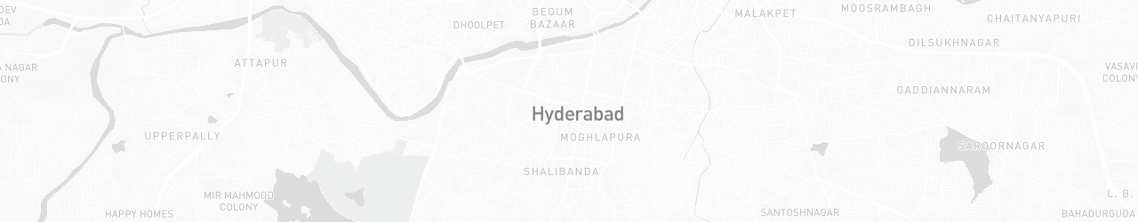Carte de Hyderabad