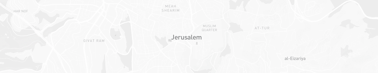 Carte de Jérusalem
